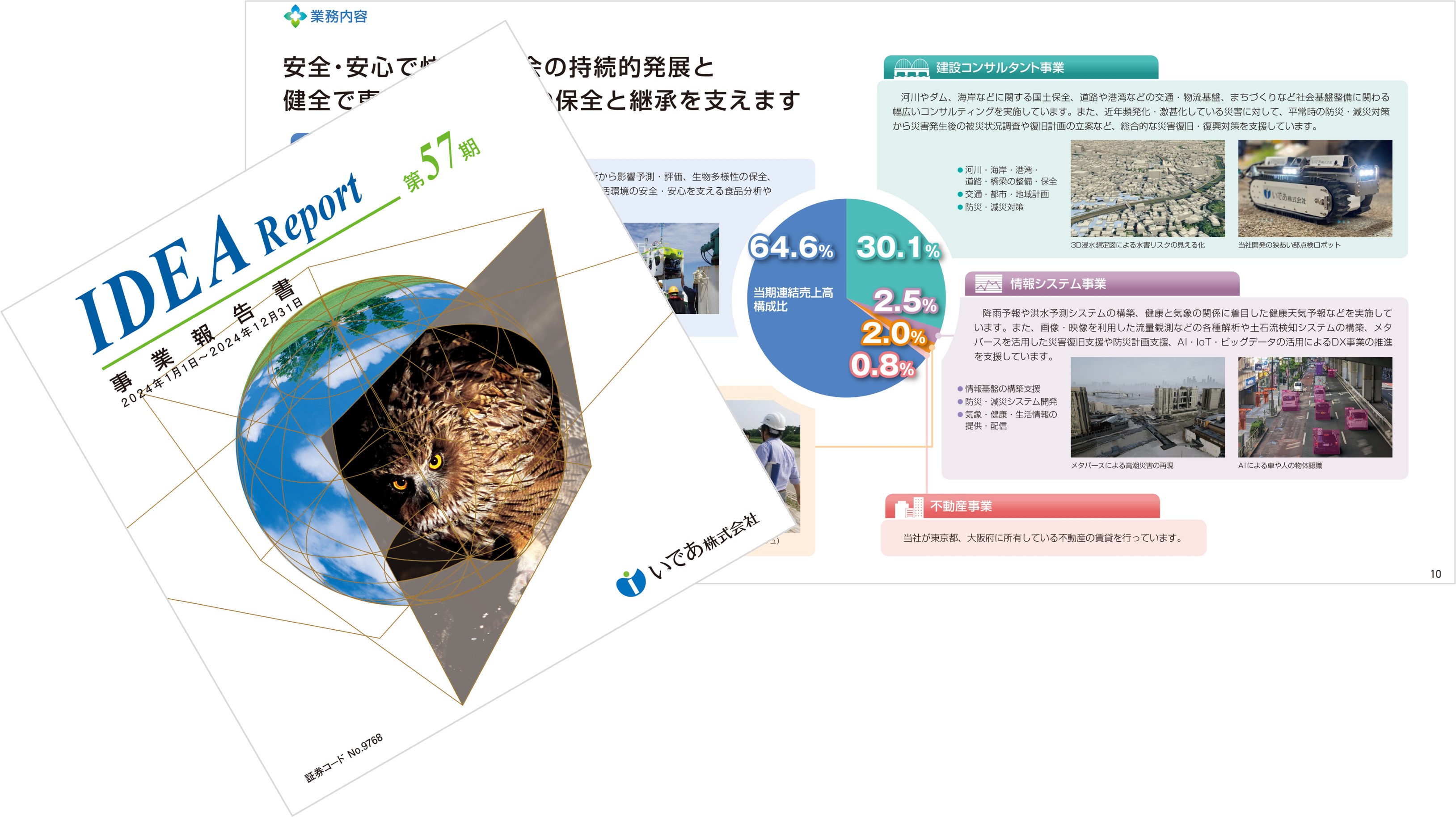 事業報告書 IDEA Reportを受け取ることができる