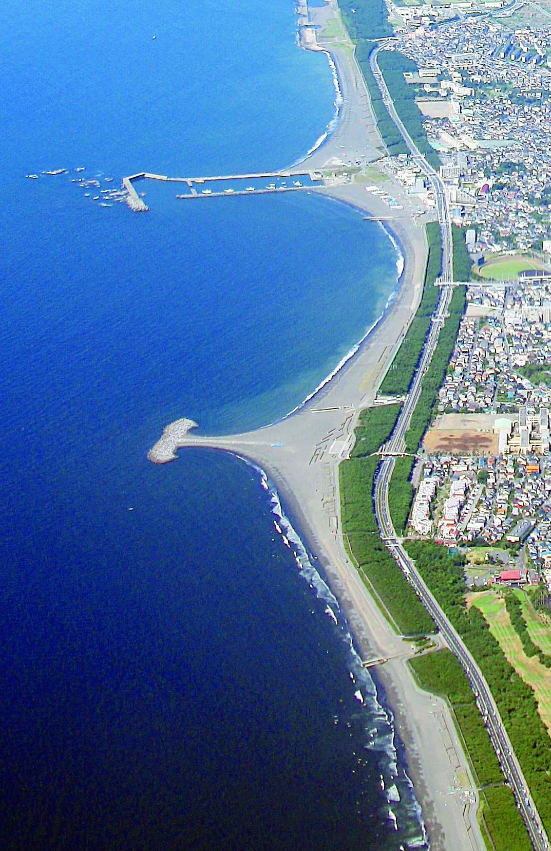 The Headland Plan in the Chigasaki area of Shonan beach（Kanagawa prefecture）