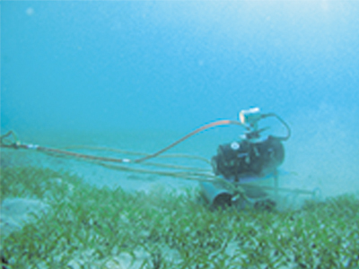 水中ビデオによる自動曳航撮影システム