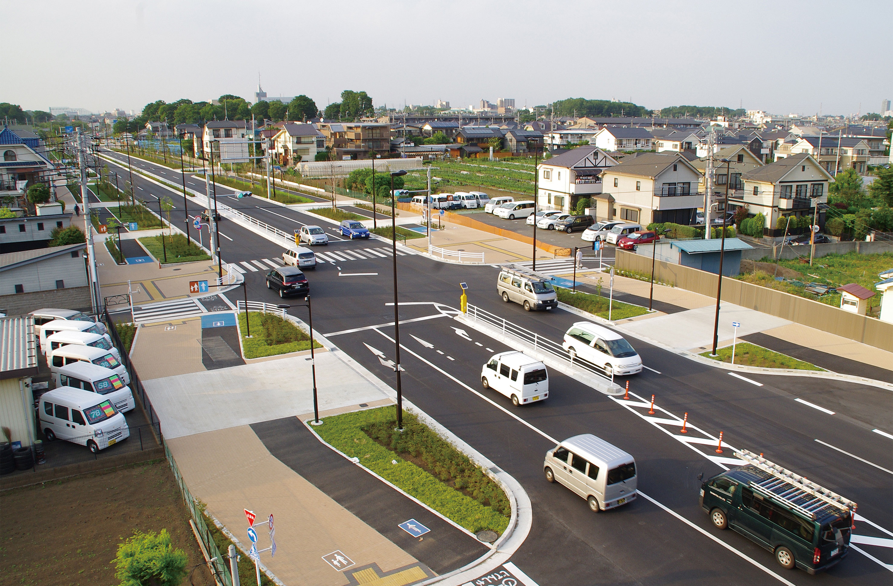 都市空間の無電柱化、バリアフリー化