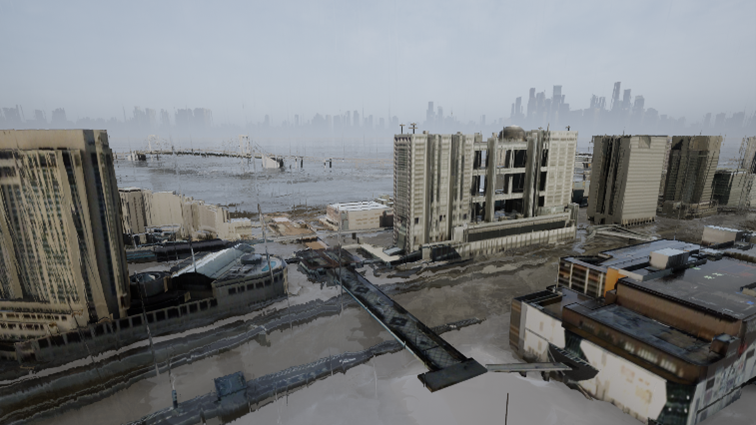 想定される高潮災害による浸水被害の可視化