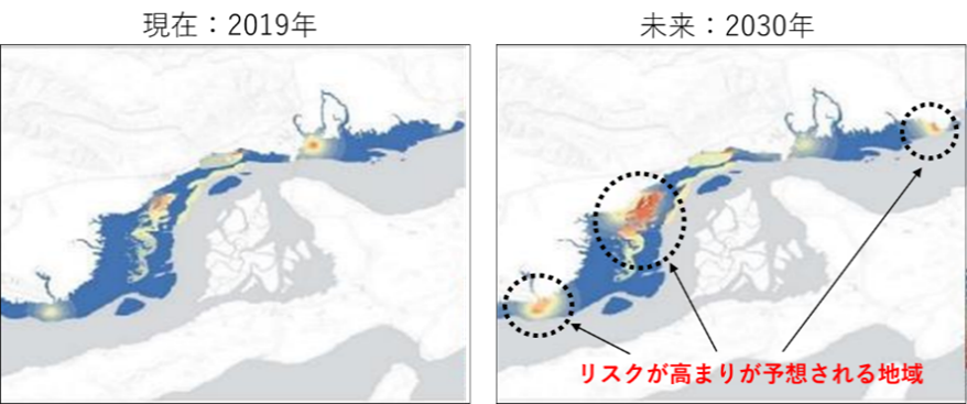 生態系リスク評価の可視化図【inet Vol.58イランの図4】