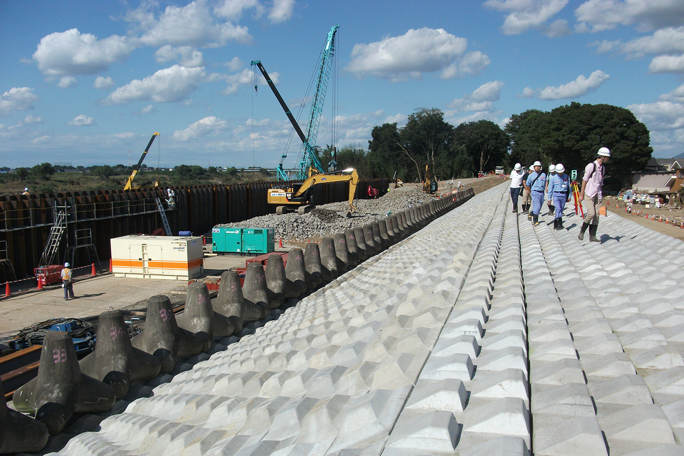 堤防復旧の計画・設計